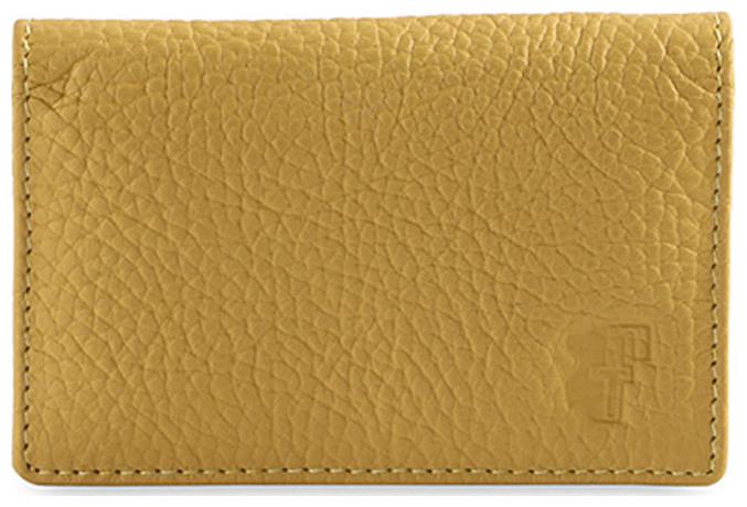 

FT GENUINE LEATHER WHITE AND YELLOW COLOR CREDIT CARD HOLDER