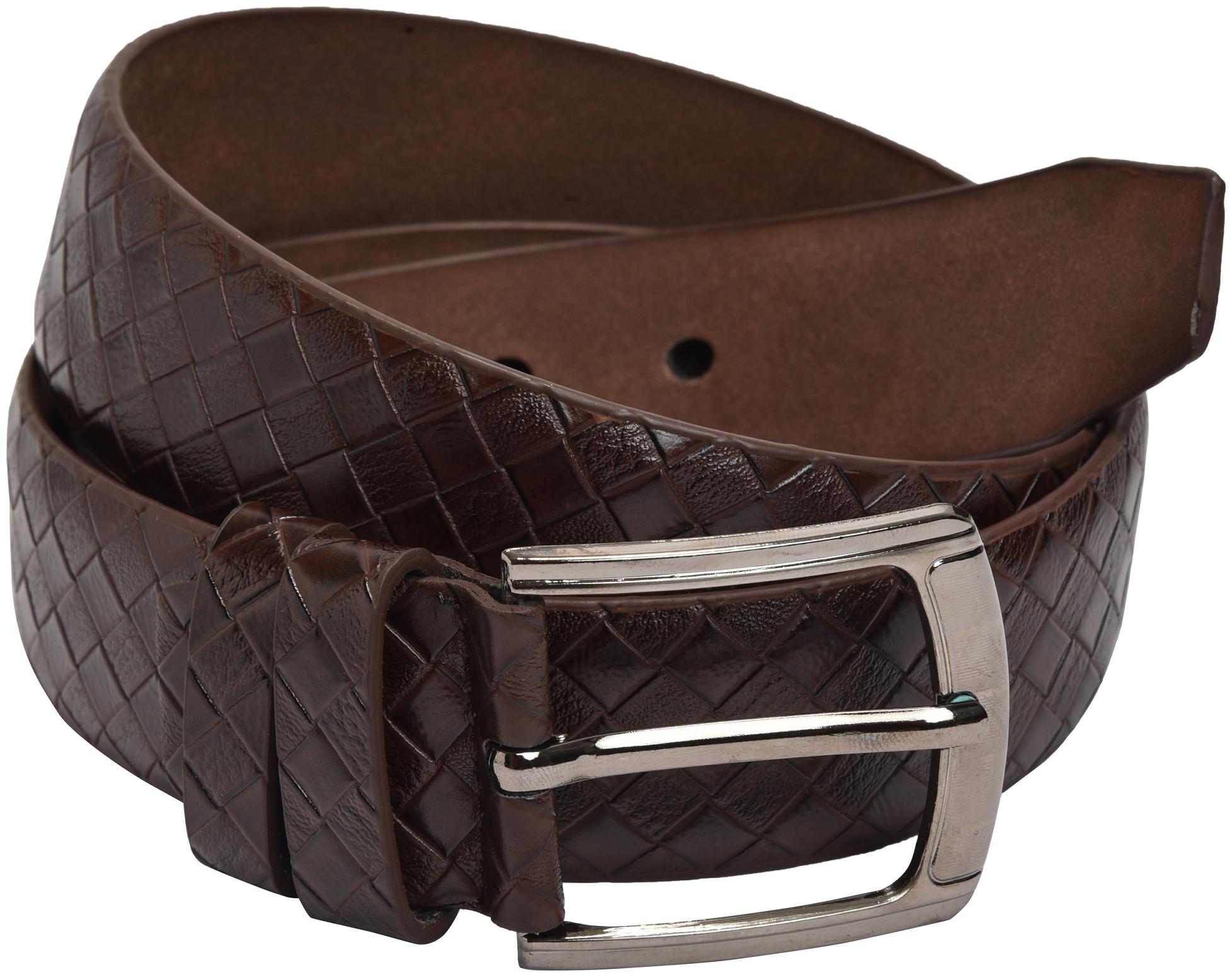 

FT Mens Genunion Leather Belt Dark Brown