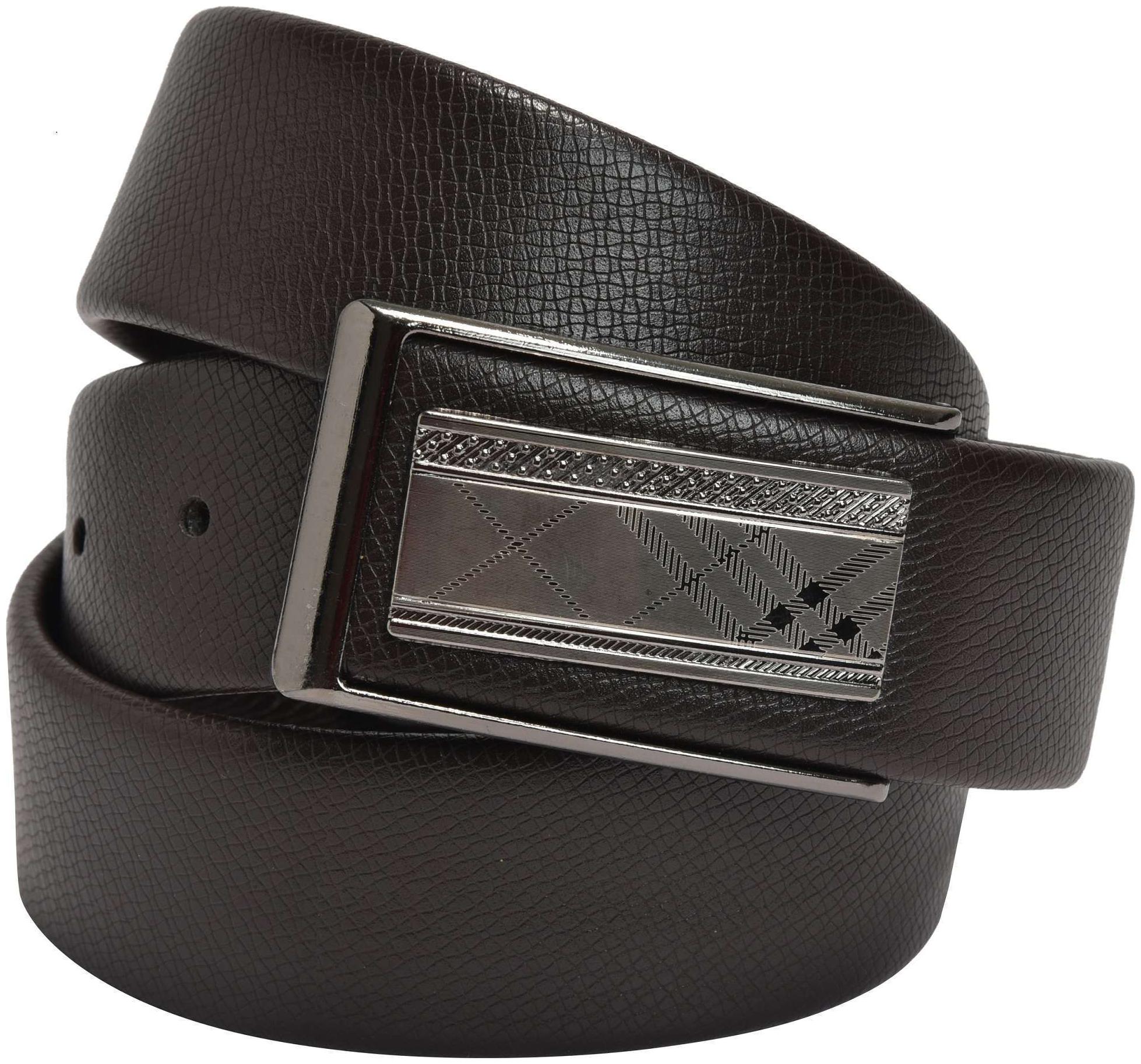 

FT Mens Genuine Leather Belt Dark Brown