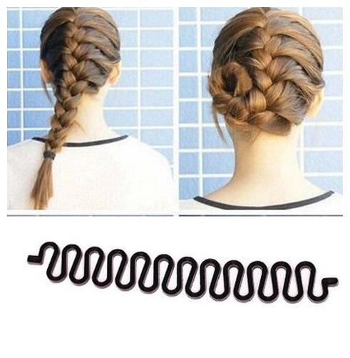 

GadinFashion Set of 3 French Braid tool Hair Accessory Set (Black)