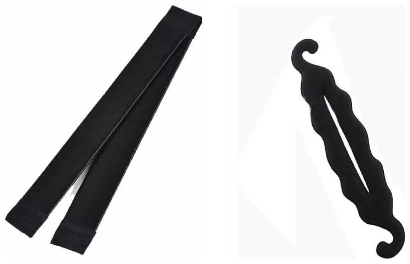 

GADINFASHION Women Hair accessory set ( Black Set of 2 )
