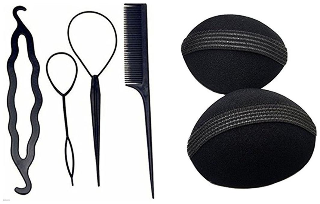

GadinFashion Pack of 6 Useful Hair Accessories for Women Girls for Festive Hair Styling