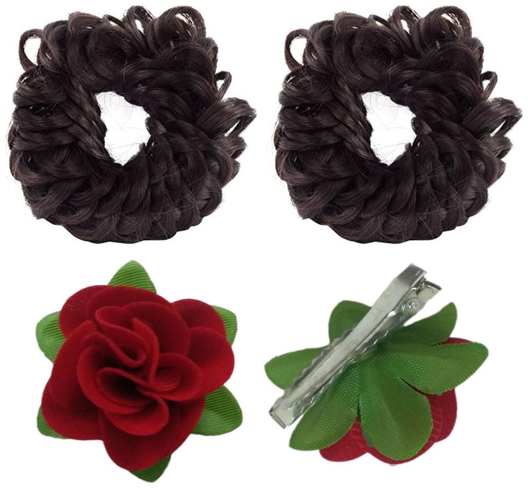 

GadinFashion Set of 02 Fancy Rubber Juda