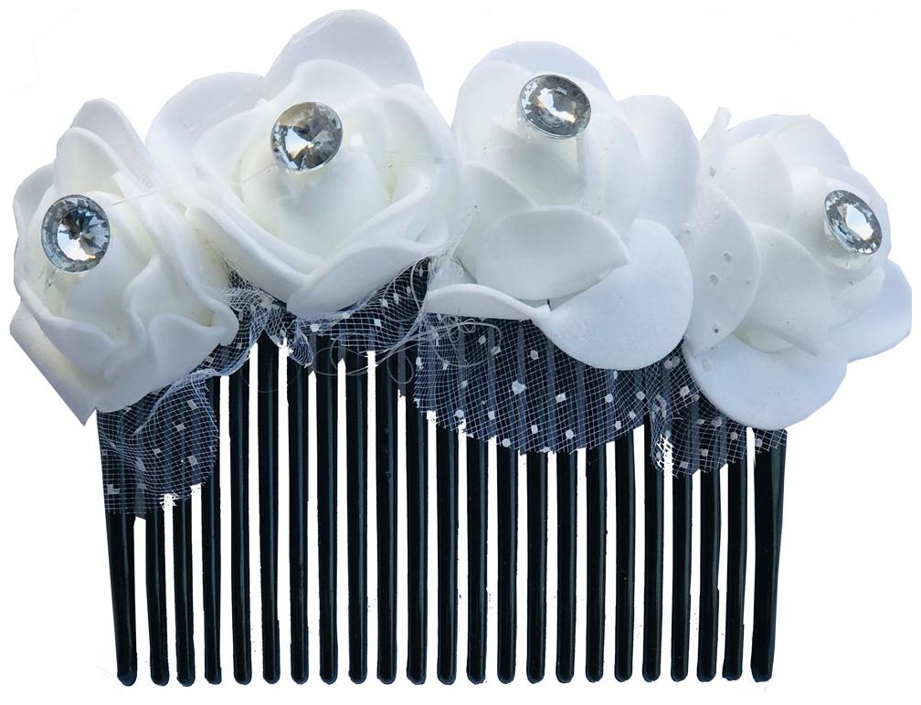 

GADINFASHION Women Hair accessory set ( White Set of 1 )