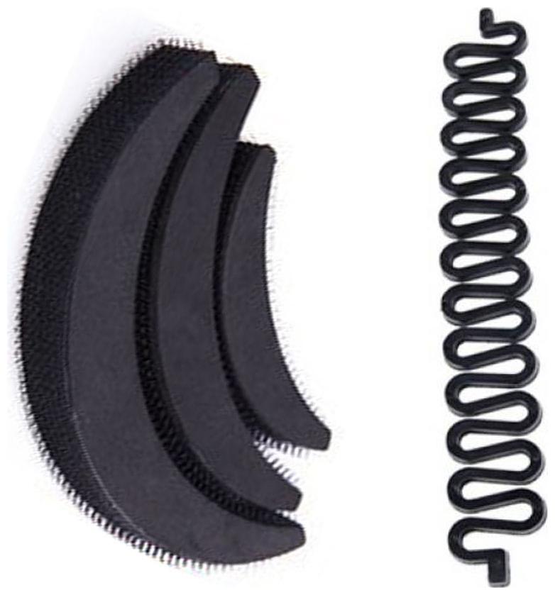 

GadinFashion Combo Of Banana Puff Maker and Braid tool Hair Accessory Set (Black)