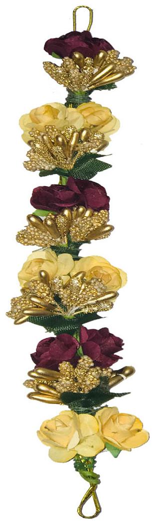 

Gadinfashion Stylish Juda Gajra Bun Hair Flower Gajra For Wedding And Parties Use For Women In Multi Color Pack Of 1