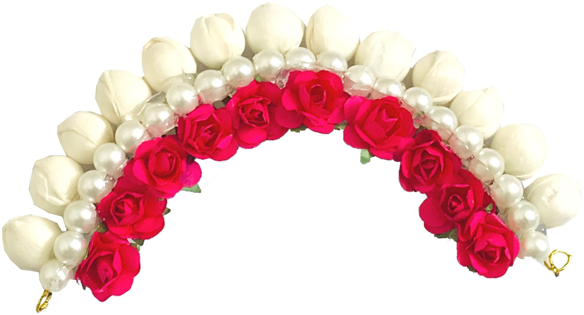 

GADINFASHION Women Hair accessory set ( White Pink Set of 1 )
