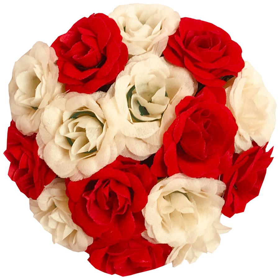 

GADINFASHION Women Hair accessory set ( Red White Set of 1 )