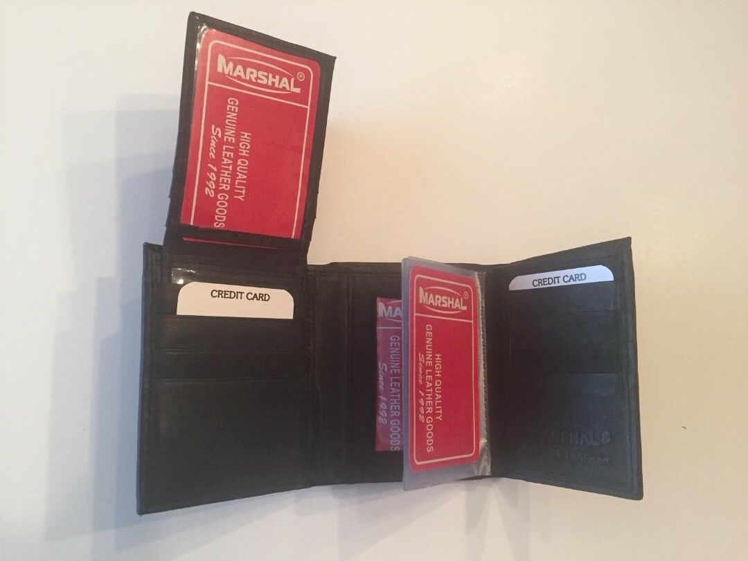 

Genuine Leather Wallet Mens 1455CFBK