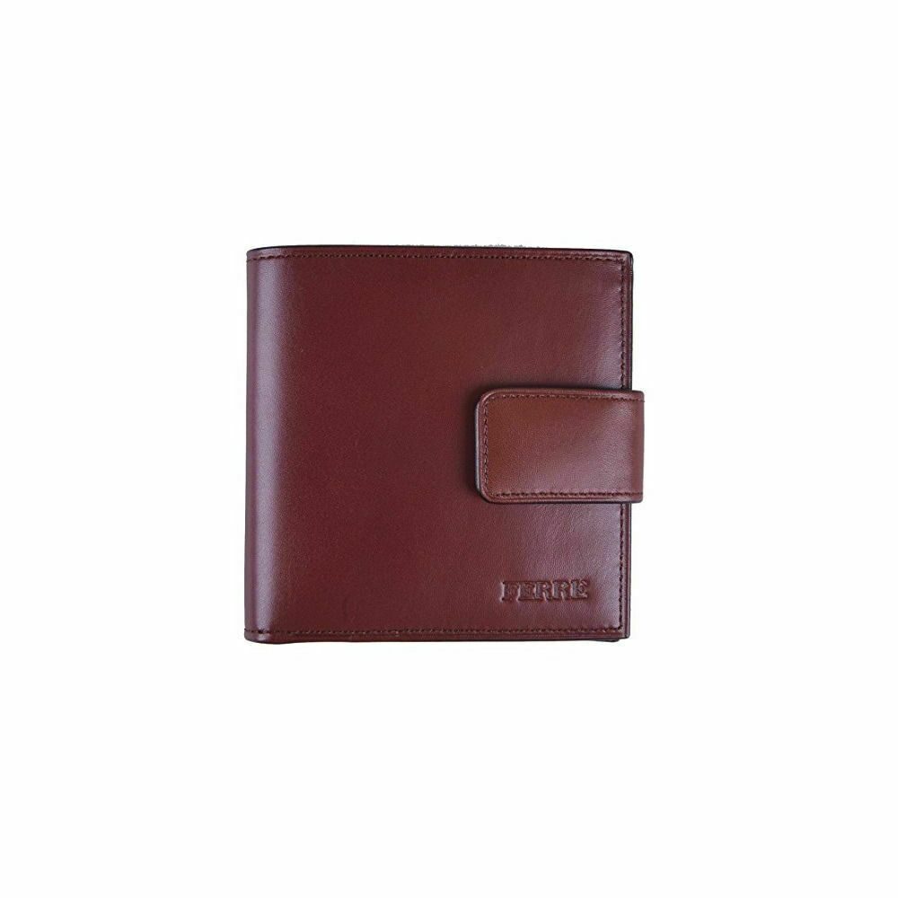 

Gianfranco Ferre Men s Brown 100 Leather Bifold Wallet