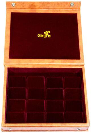 Girija K16 Maroon Earrings Box Jewellery Jewelry