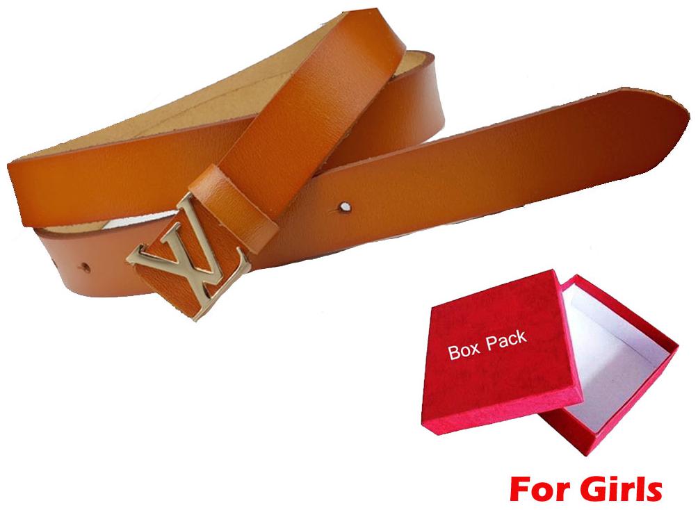 

Girls Belt Tan Color Formal Party Wear Belt For Women Ladies Belt - Tan Color