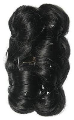 

GirlZ Black Bun Hair Extension With Clutcher Hair Accessories For Women
