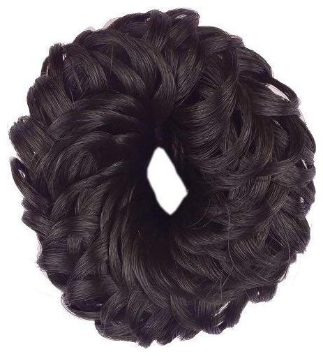 

GirlZ Brown Hair Bun Extension Artificial Elastic Rubber Juda Hair Accessories For Women