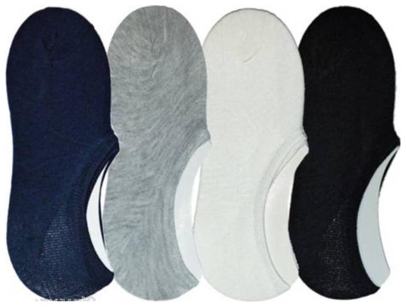 

Gking Men Women Solid Plain No Show Loafer Socks - 4 Pairs