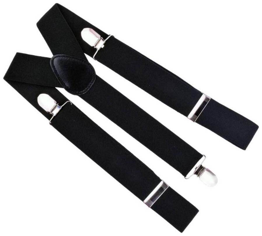 

Gking Unisex Black Suspender For Wedding Casual or Any Party