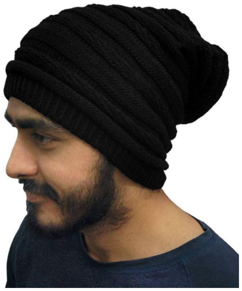 

Gking Woolen Long Beanie Cap for Winte