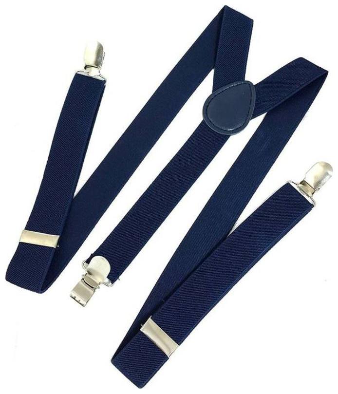 

Gking Y- Back Suspenders for Men Boys (Blue)