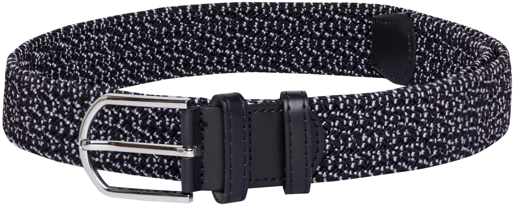 

Globus Speckled Braided Navy Blue Belt For Men