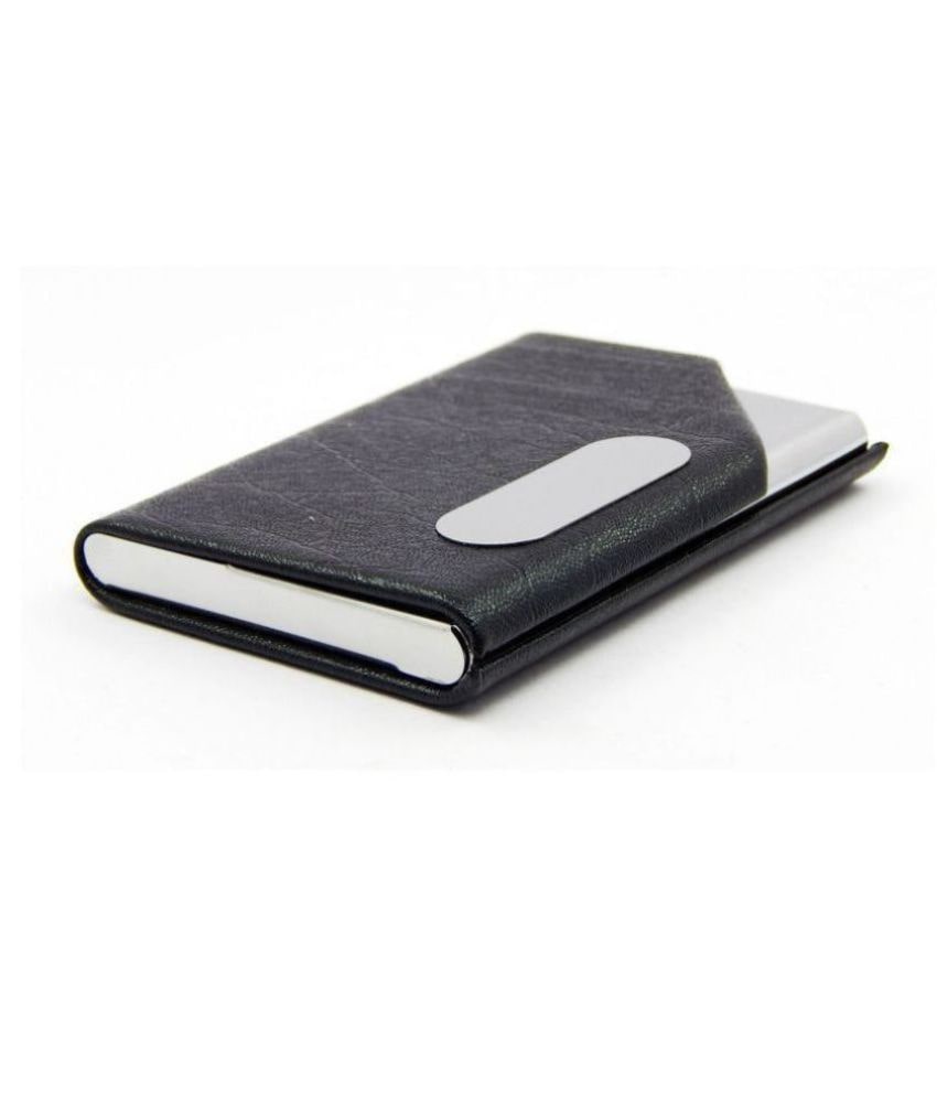 

Haadeez Unisex Faux leather Card holder - Black Pack of 1