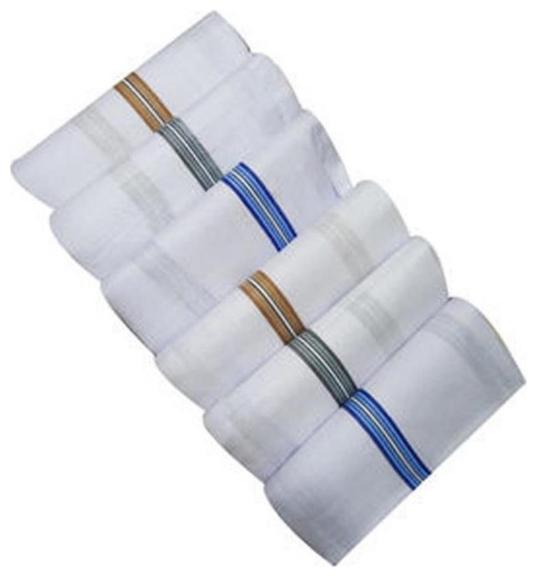 

HANDKER CHIEF HANKY RUMAL WHITE COLOR PACK OF 6