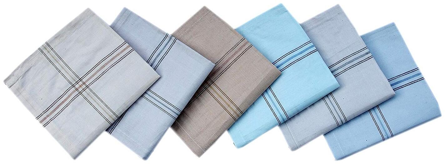 

Hanky Pack Of 6 Men s Handkerchief