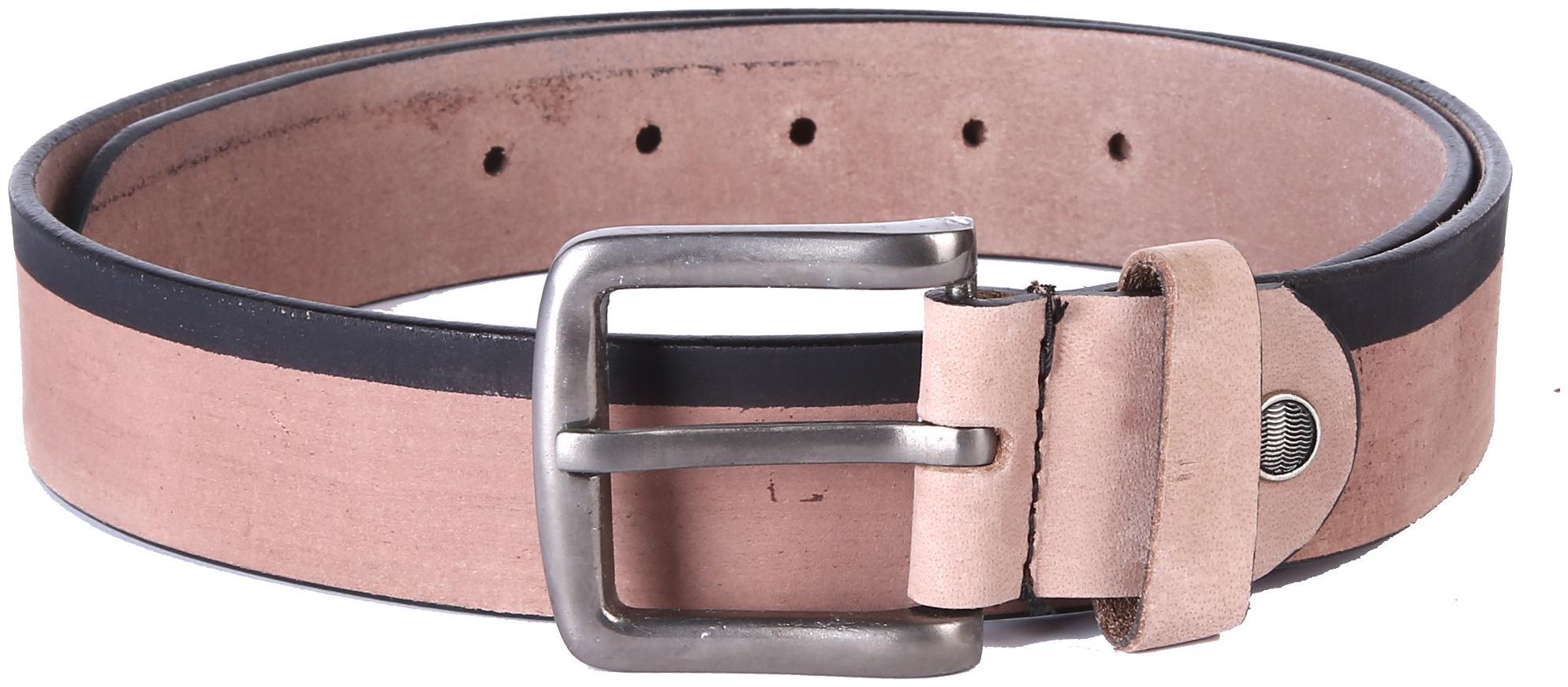 

Hawaishop Men Casual Formal Brown Genuine Leather Belt
