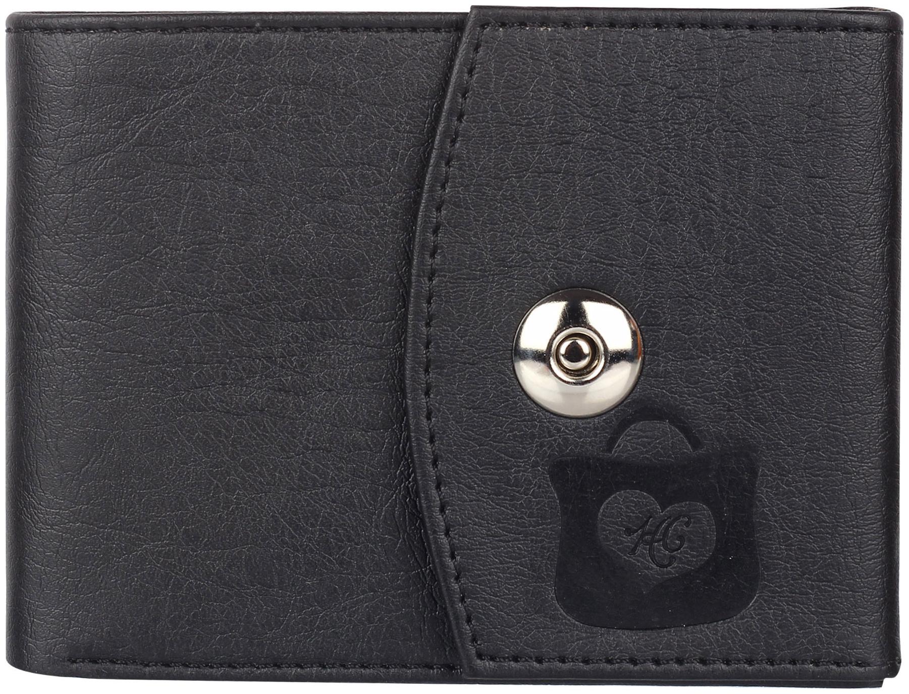 

HEART CHOICE Men Black Pu Leather Money Clip Bi-Fold Wallet ( Pack of 1 )