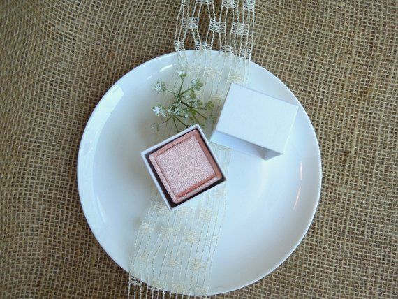 

Heirloom Collection Velvet Ring Box - Pearly Pastel Edition - Blush