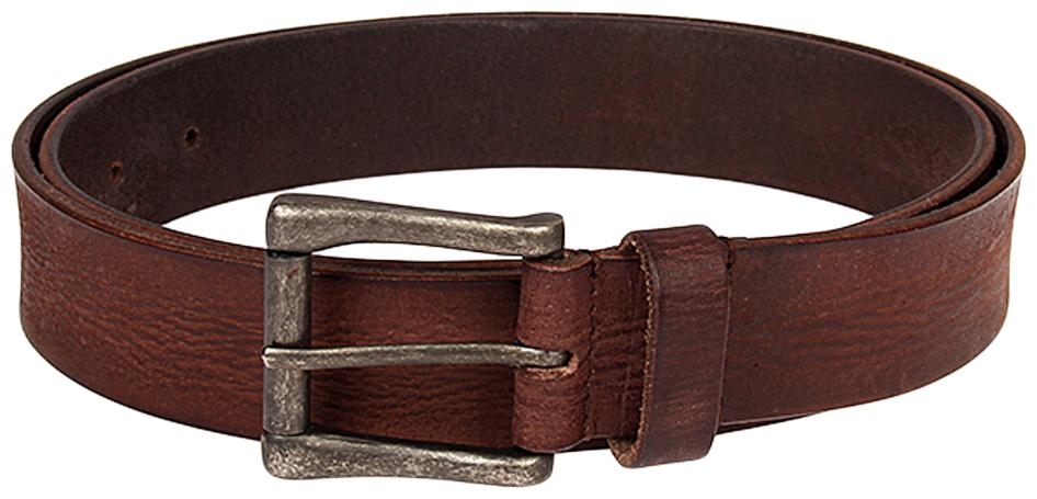 

Hickory brown center boarding designed men leather belt