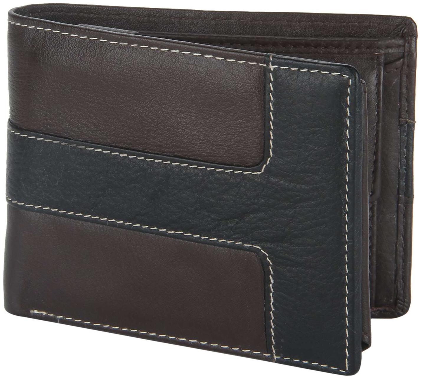 

Hide Hues Men Brown Leather Bi-Fold Wallet ( Pack of 1 )