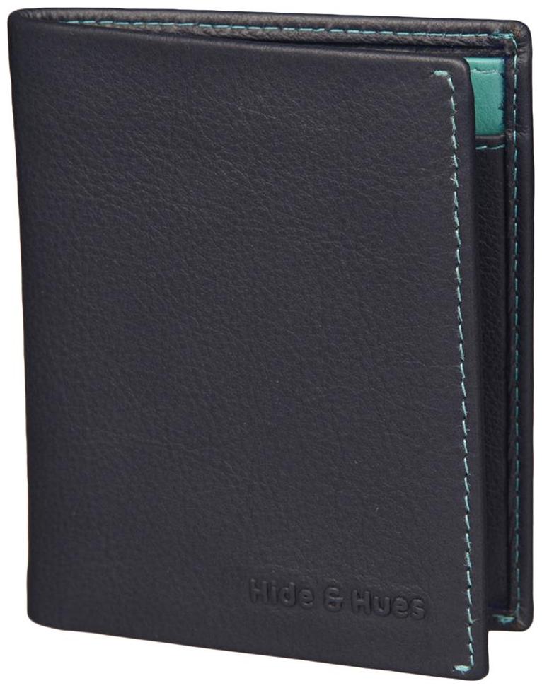 

Hide Hues Men Leather Card holder - Blue Pack of 1