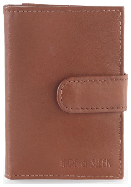

Hide Sleek Men Leather Card holder - Brown