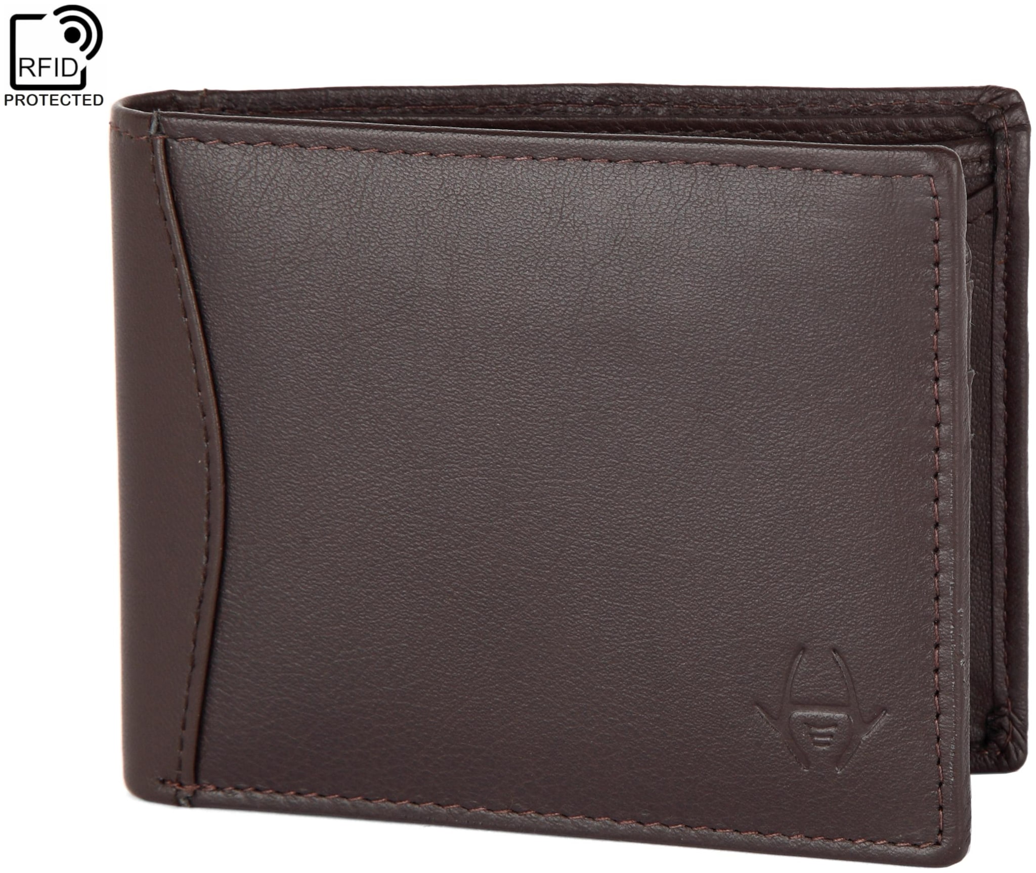 

HideChief Men Brown Leather Bi-Fold Wallet ( Pack of 1 )