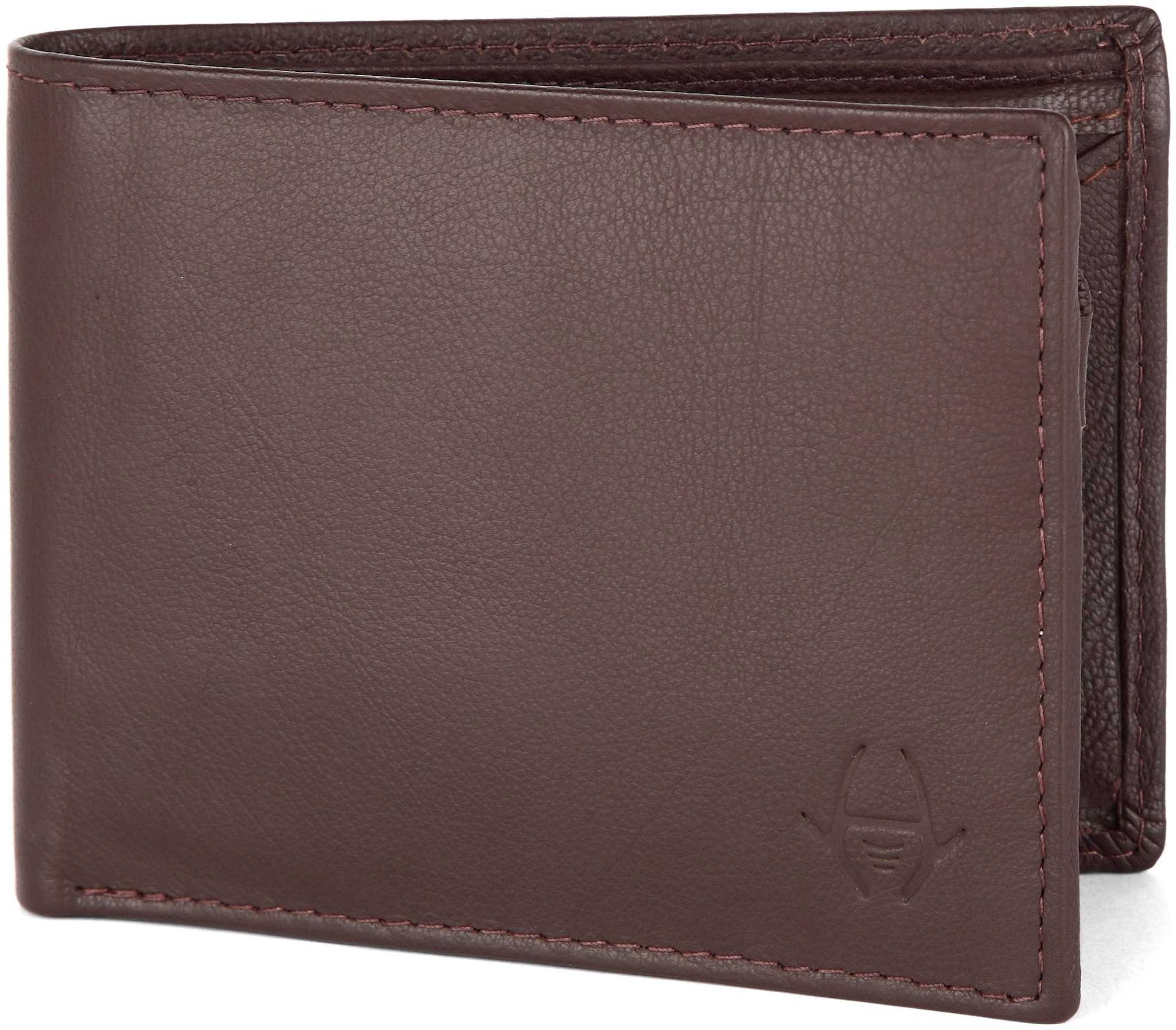 

HideChief Men Brown Leather Bi-Fold Wallet ( Pack of 1 )