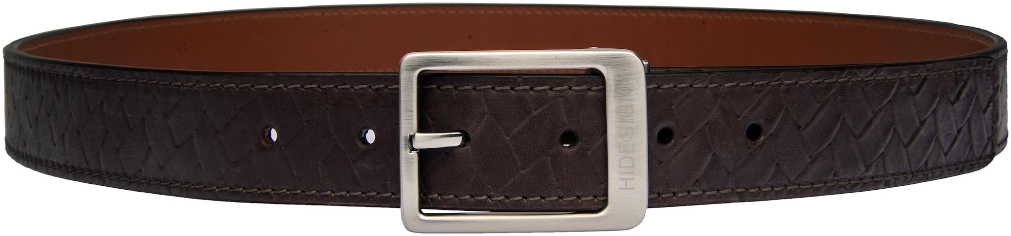 

Hidesign Isaac Brown Leather Mens Belt