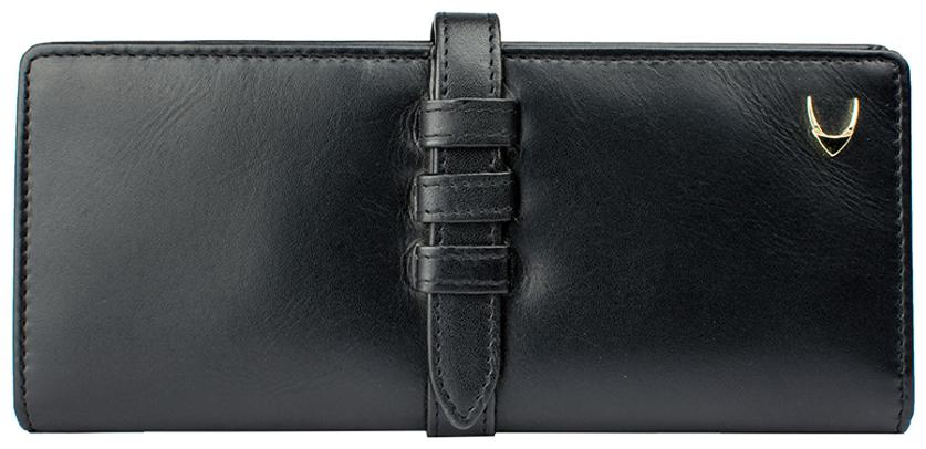 

Hidesign Women Black Leather Wallet