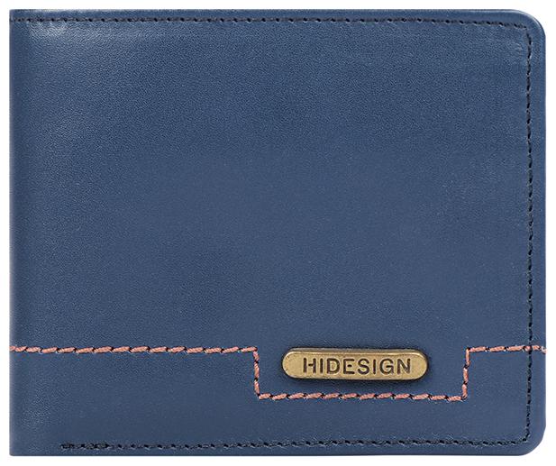 

Hidesign Men Blue Leather Bi-Fold Wallet ( Pack of 1 )