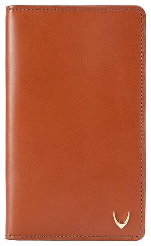 

Hidesign Men Tan Leather Passport Holder Wallet ( Pack of 1 )