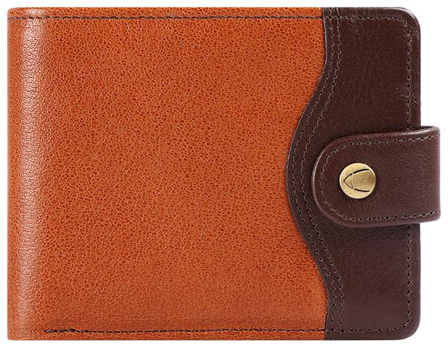 

Hidesign Men Tan Leather Bi-Fold Wallet ( Pack of 1 )