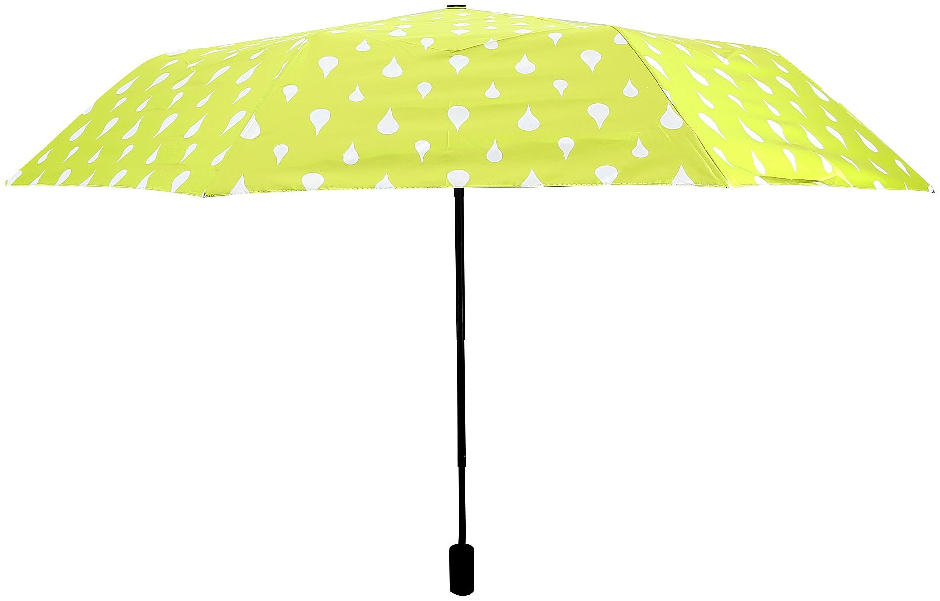 

Home Story Designer UV Coated 3-Fold Travel Color Changing Umbrella 110 cm Lime Green Color