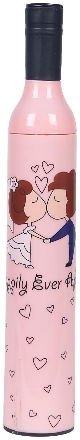 

Home Story Fashionable Wine Bottle Pink Cover 110 cm Travel Umbrella