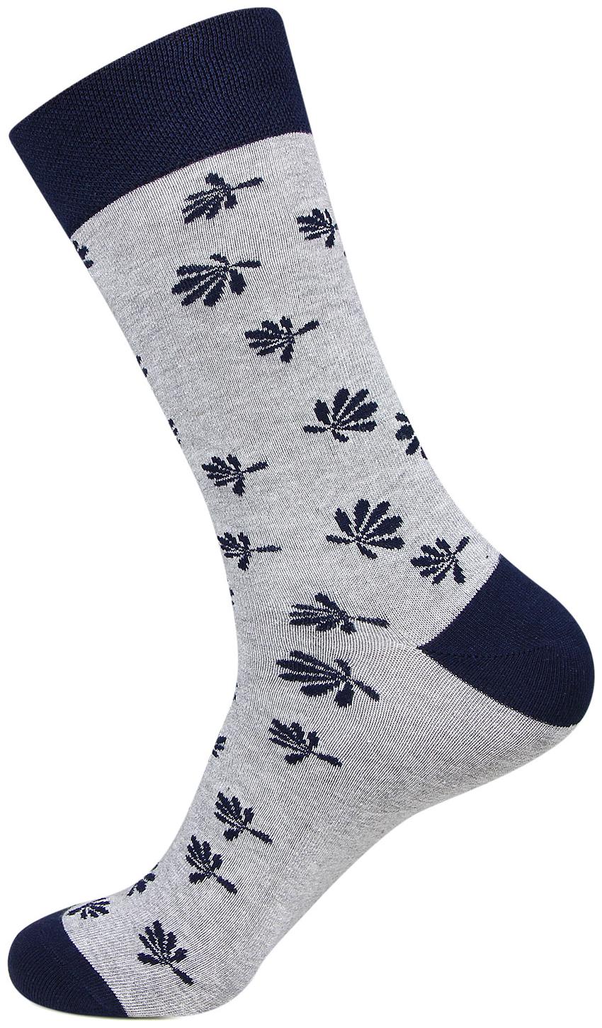 

Hush Puppies Grey Cotton Crew length socks ( 1 pair )