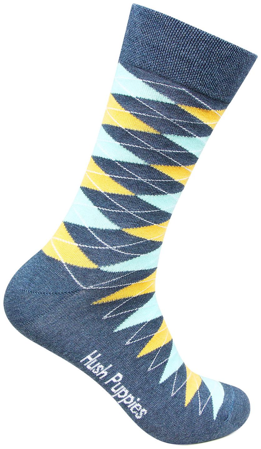 

Hush Puppies Multi Cotton Crew length socks ( 1 pair )