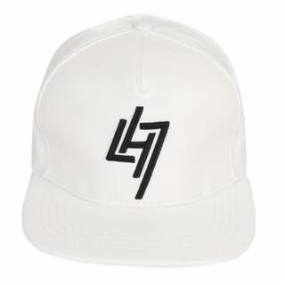 ILU LH7 White Leather Cap Wo  Caps Wo   Snapback Cap Hiphop Cap Baseball Cap
