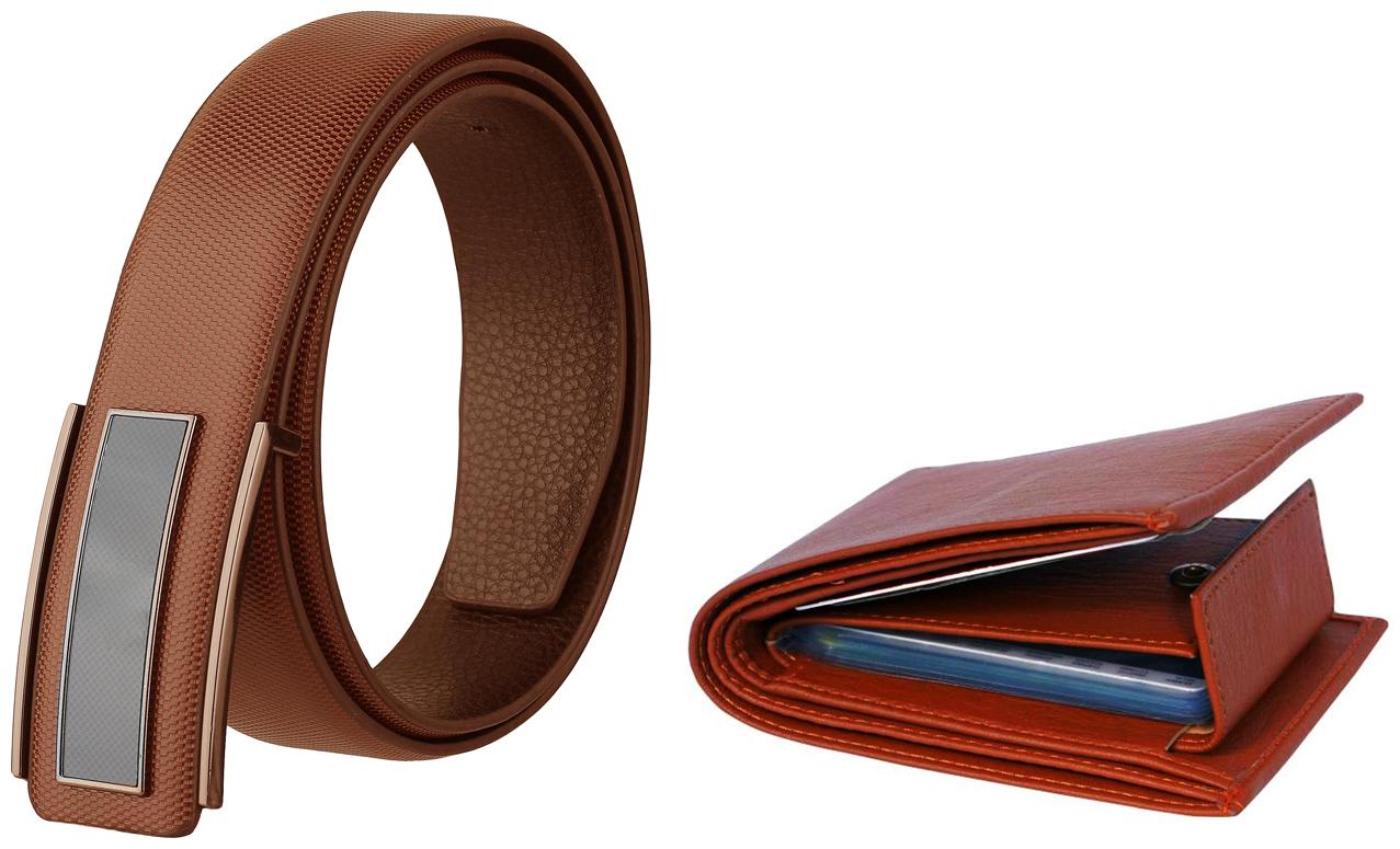 

Imperior Buy Imperior Tan Color Latest Design Belt And Get PU Leather Wallet Free