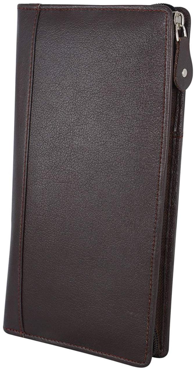 

Instabuyz Leather Passport Credit Debit Card Holder Wallet for Men Women