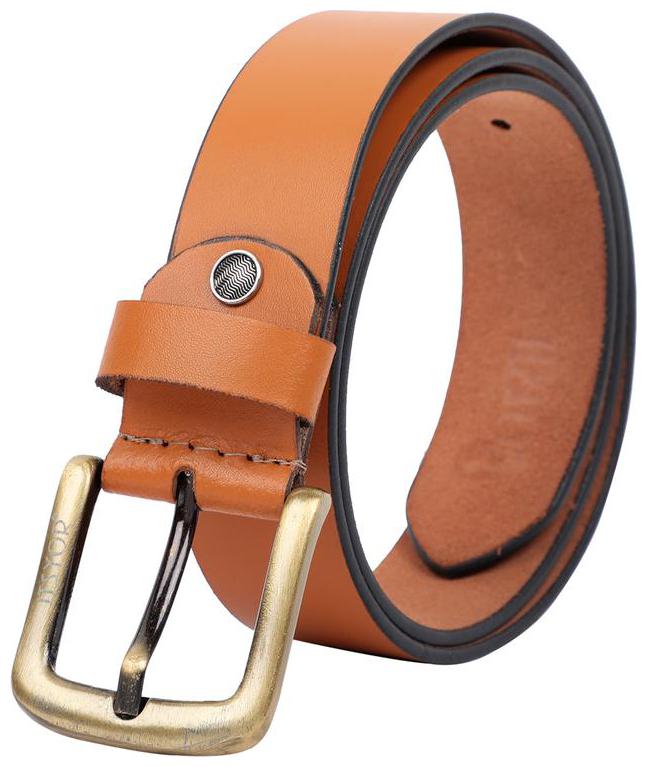 

Itsyor Classic Genuine Leather Tan formal belt for men