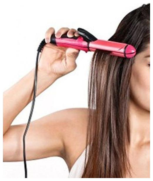 

jain star 2 in 1 hair straightener and curler with Ceramic Plate