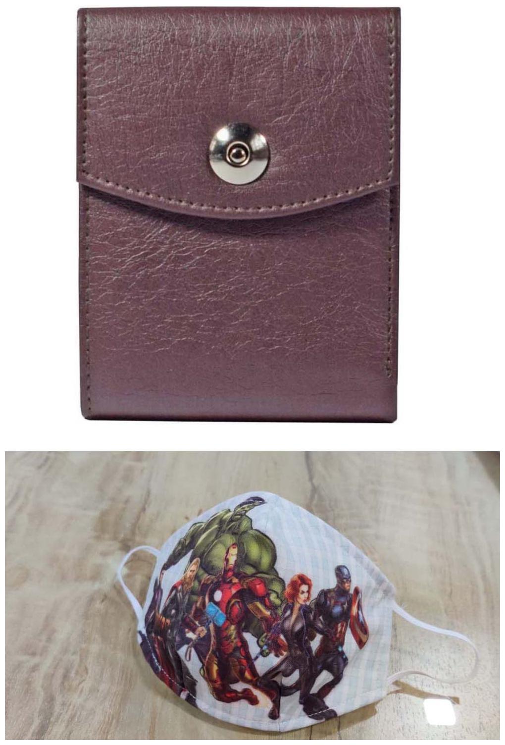 

JARS Collections Men Brown Leather Bi-Fold Wallet ( Pack of 2 )